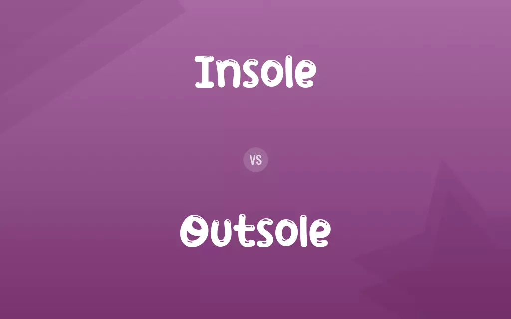 Insole vs. Outsole