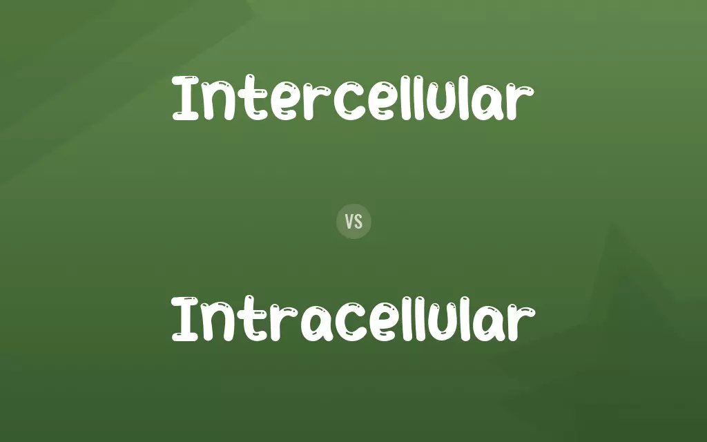 Intercellular vs. Intracellular