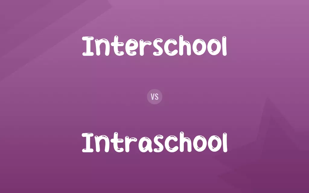 Interschool vs. Intraschool