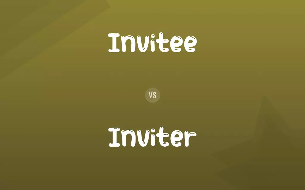 Invitee vs. Inviter