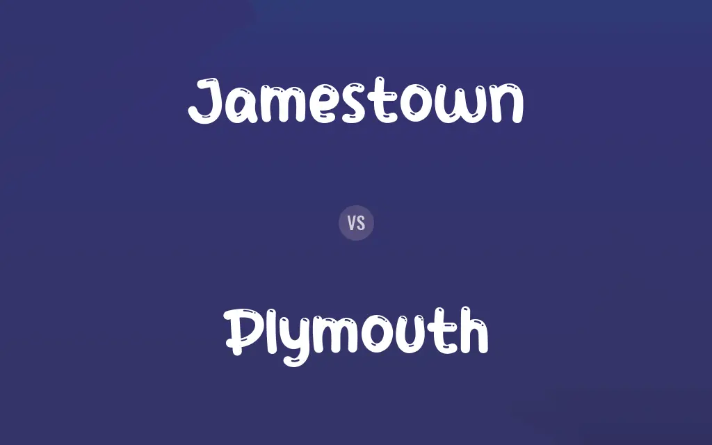Jamestown vs. Plymouth