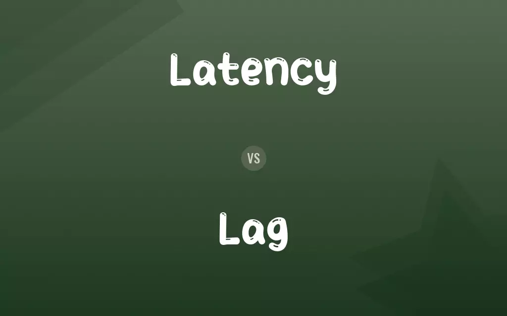 Latency vs. Lag