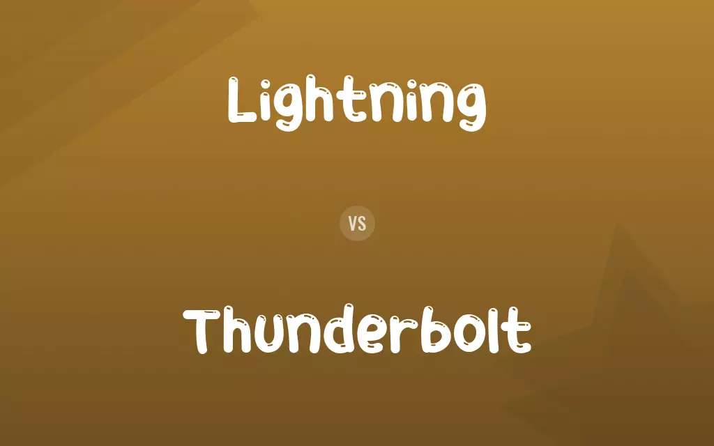 Lightning vs. Thunderbolt