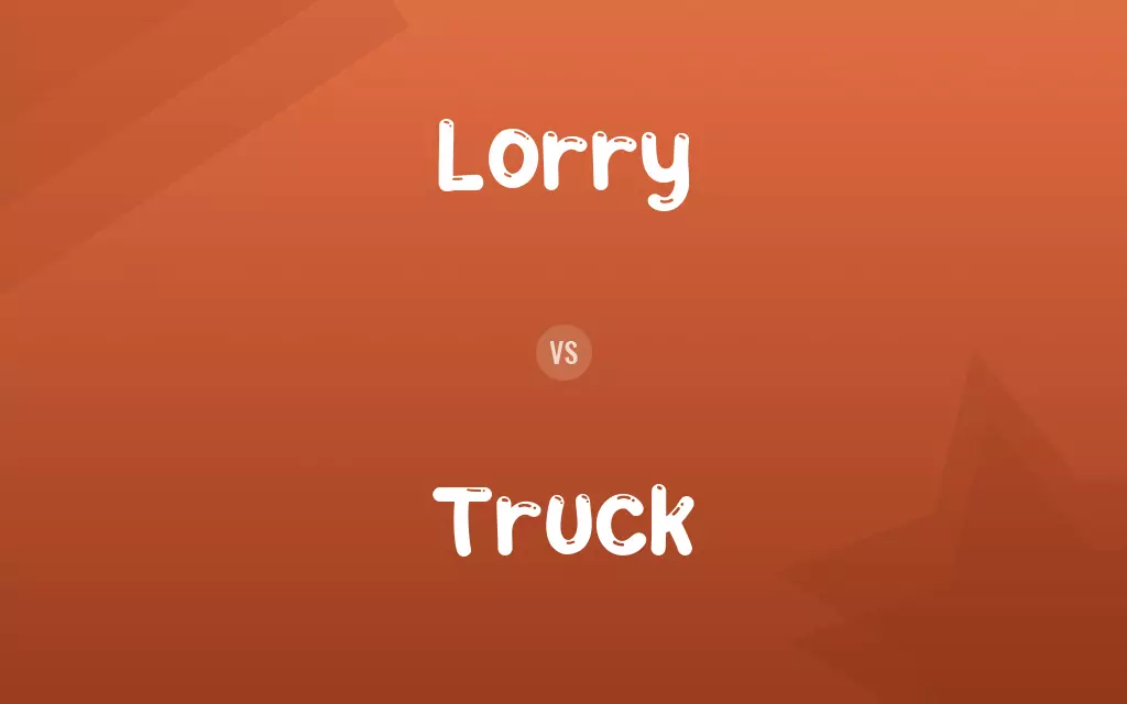 Lorry vs. Truck