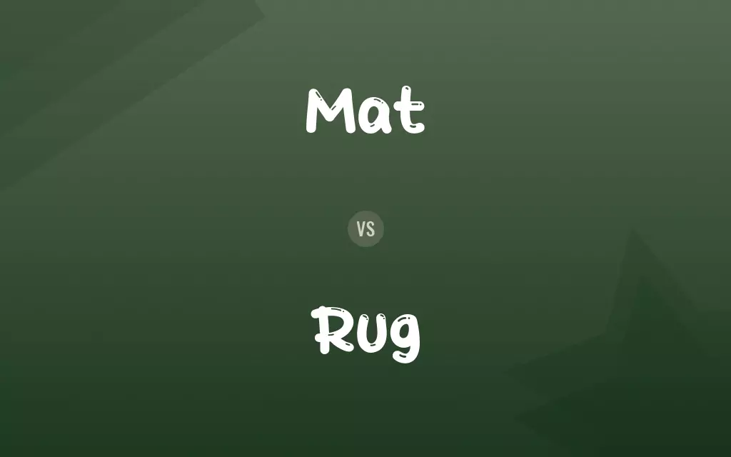 Mat vs. Rug