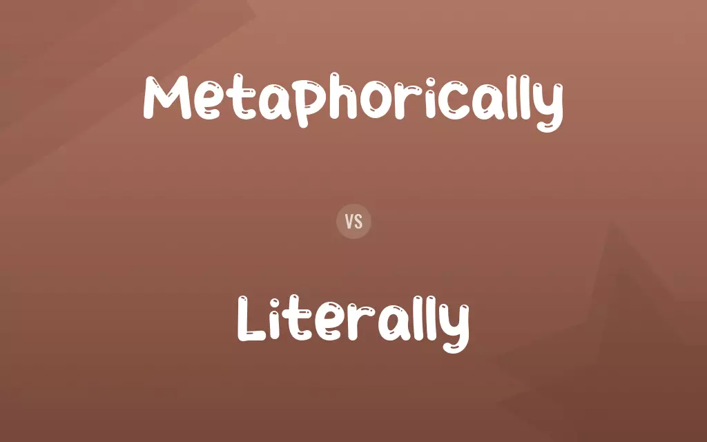 Metaphorically vs. Literally