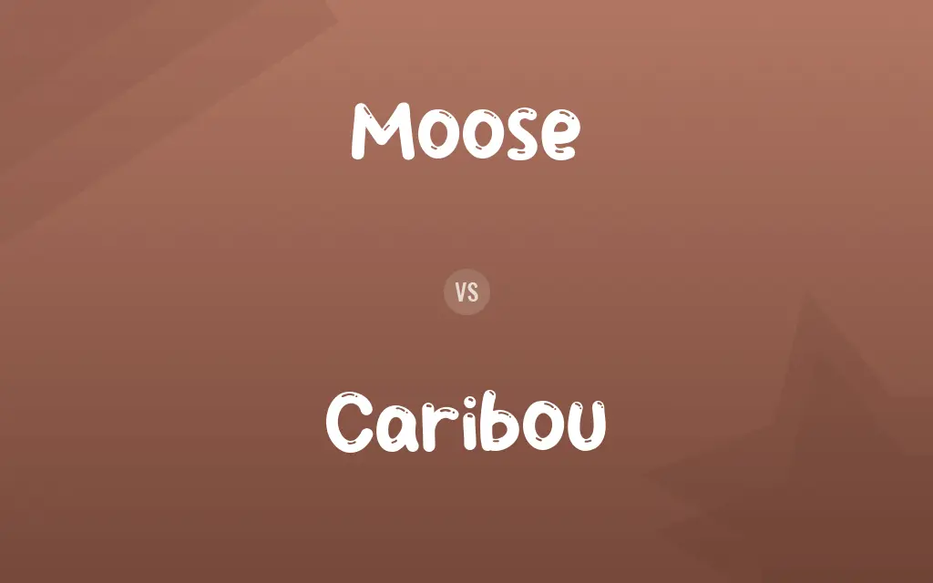 Moose vs. Caribou