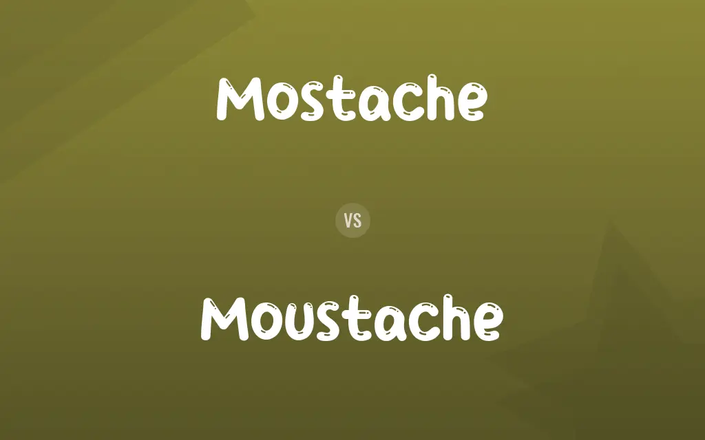 Mostache vs. Moustache