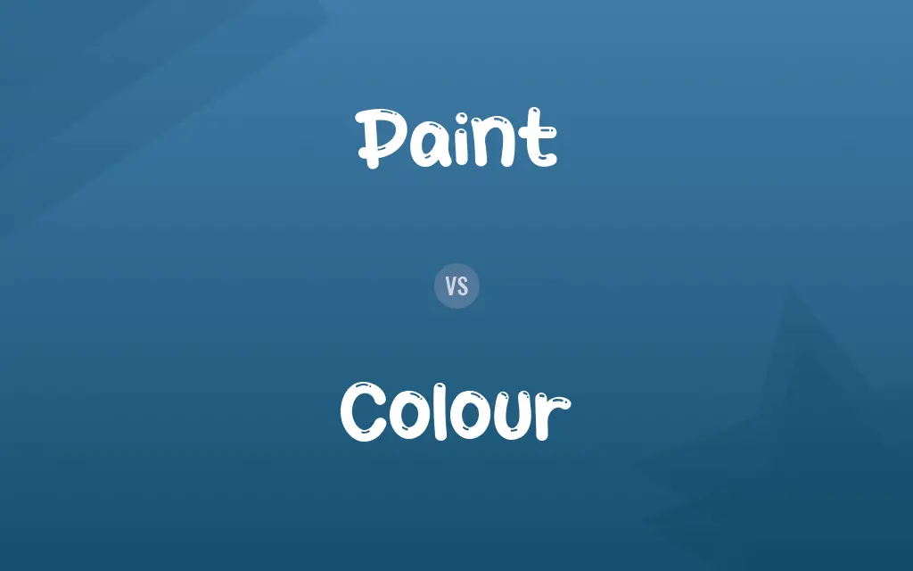 Paint vs. Colour