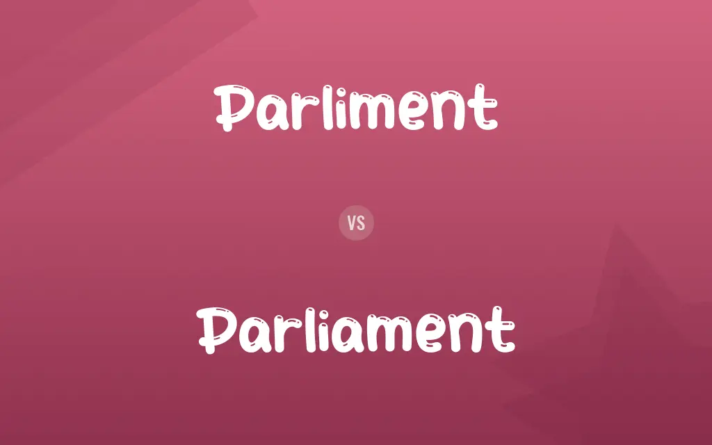 Parliment vs. Parliament
