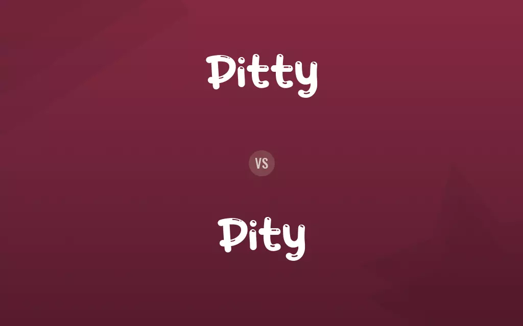 Pitty vs. Pity