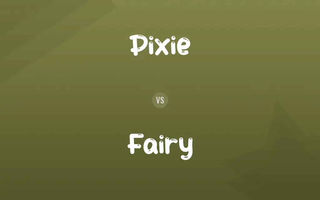 Pixie vs. Fairy