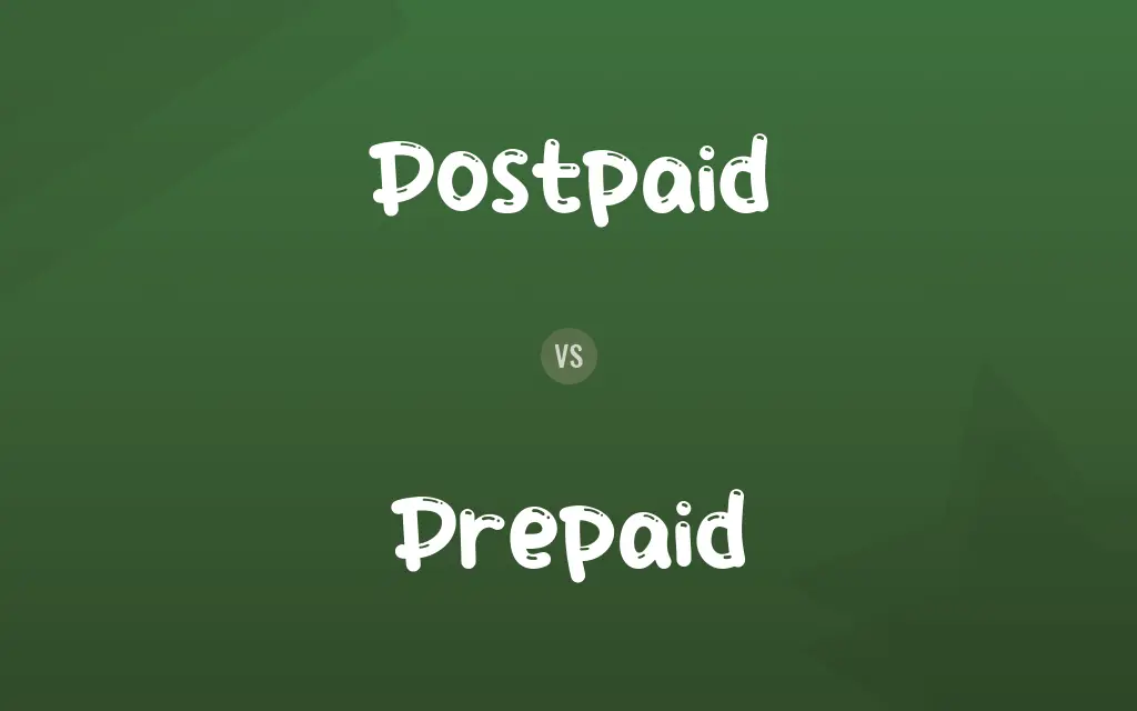 Postpaid vs. Prepaid
