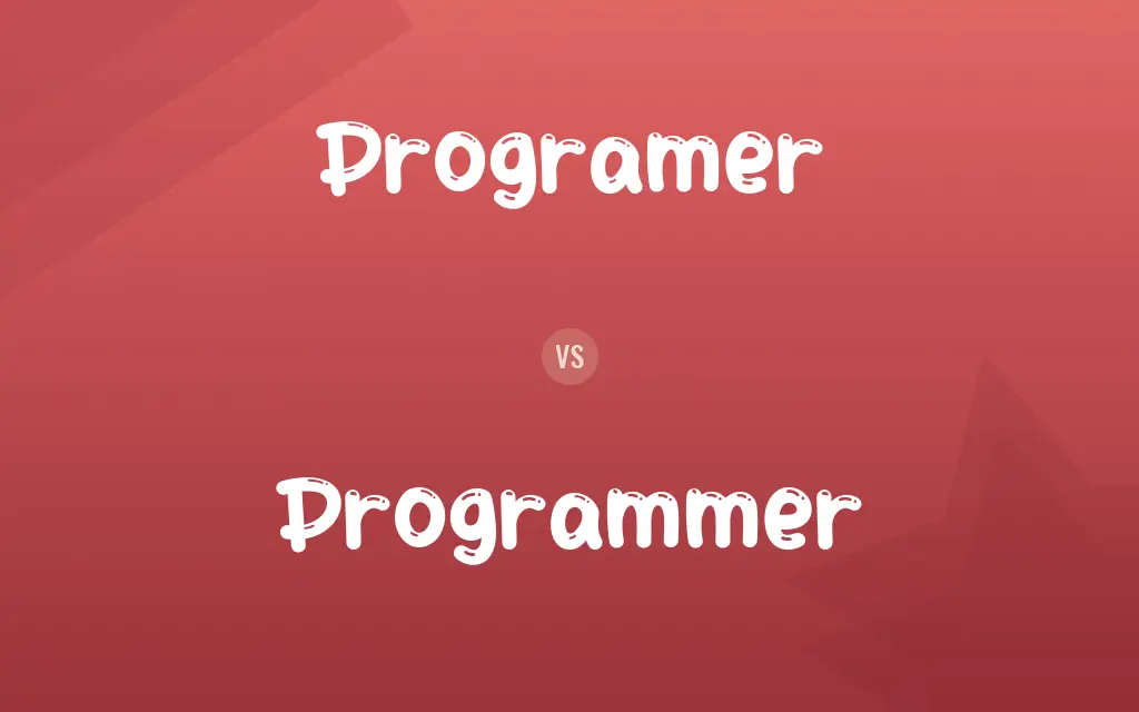 Programer vs. Programmer