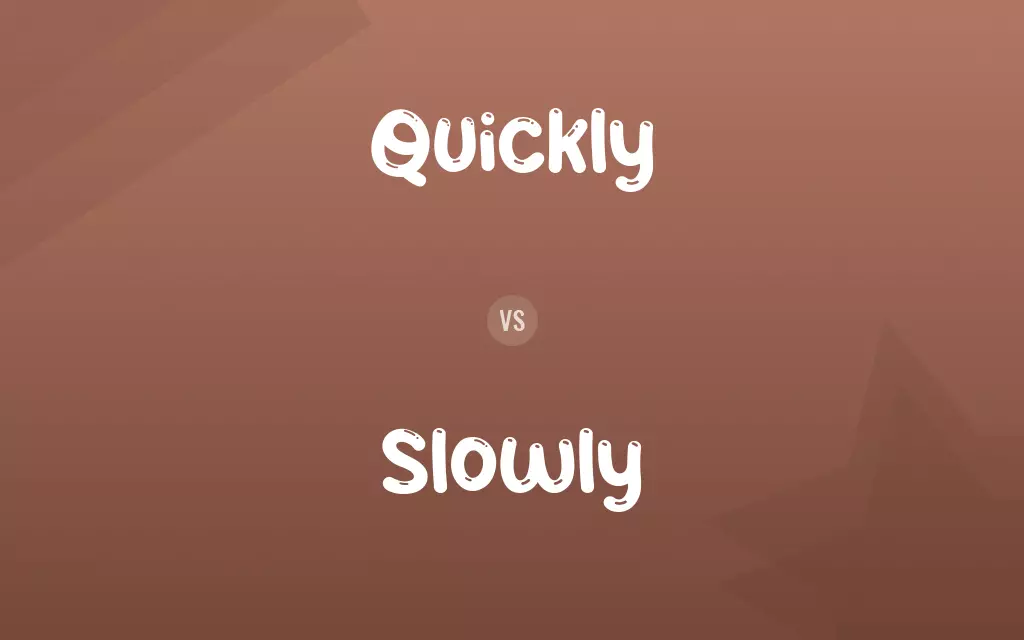 Quickly vs. Slowly