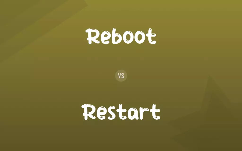 Reboot vs. Restart