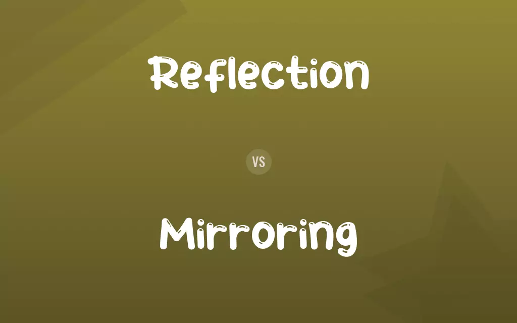 Reflection vs. Mirroring