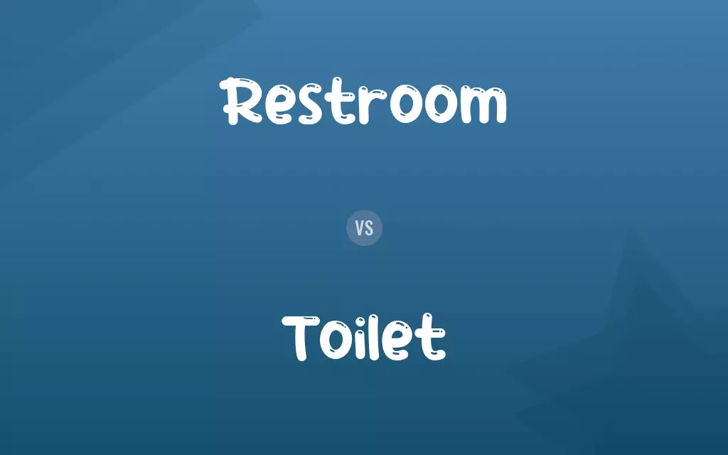 Restroom vs. Toilet