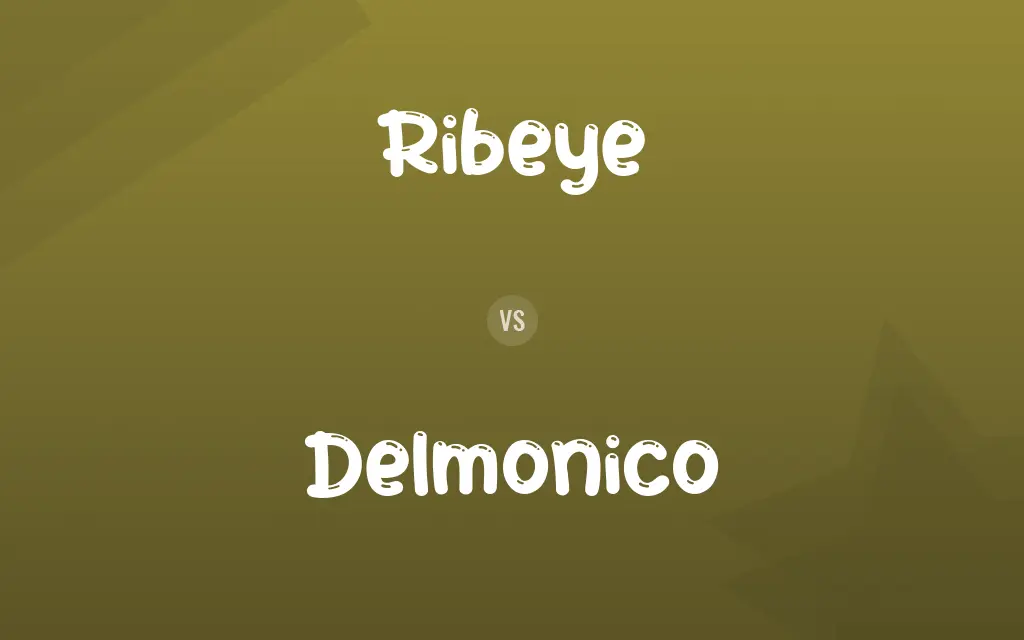 Ribeye vs. Delmonico