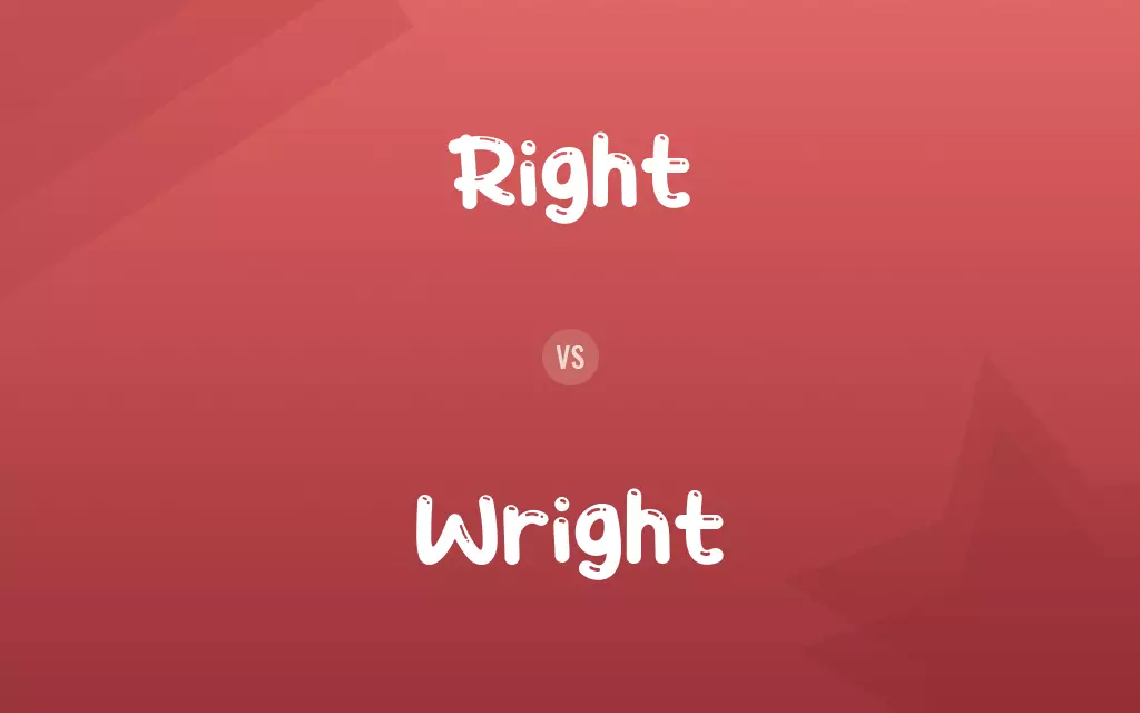 Right vs. Wright