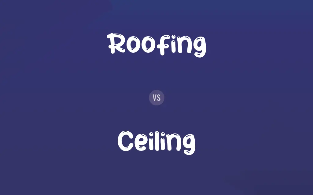 Roofing vs. Ceiling