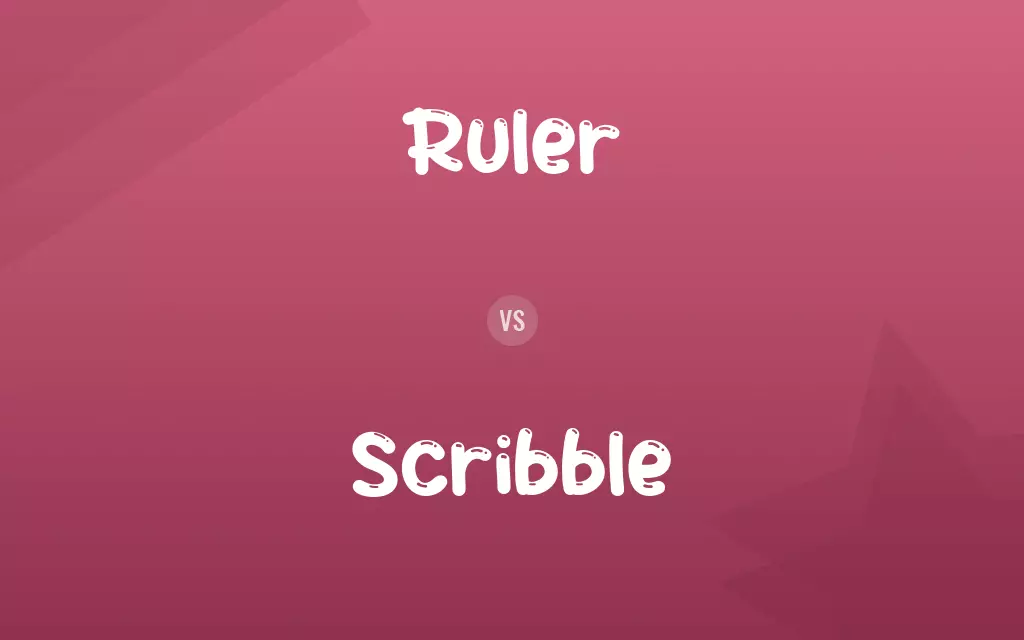 Ruler vs. Scribble