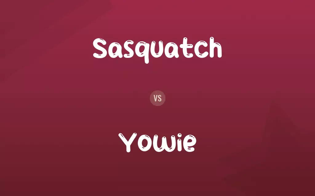 Sasquatch vs. Yowie