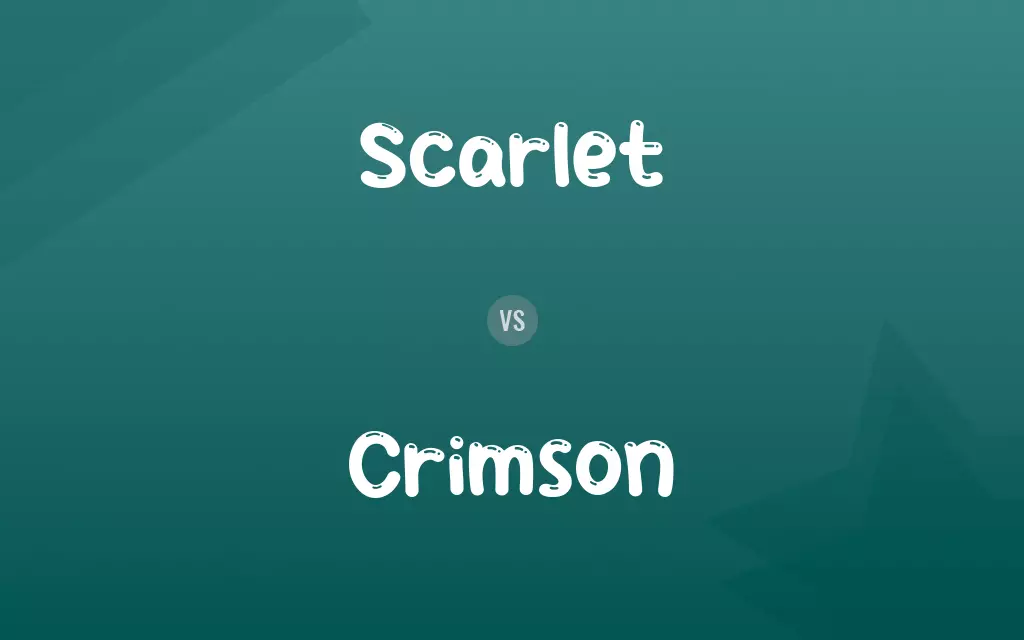 Scarlet vs. Crimson