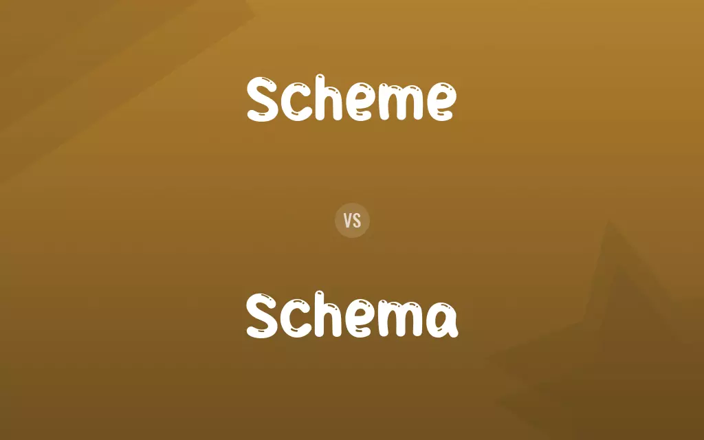 Scheme vs. Schema