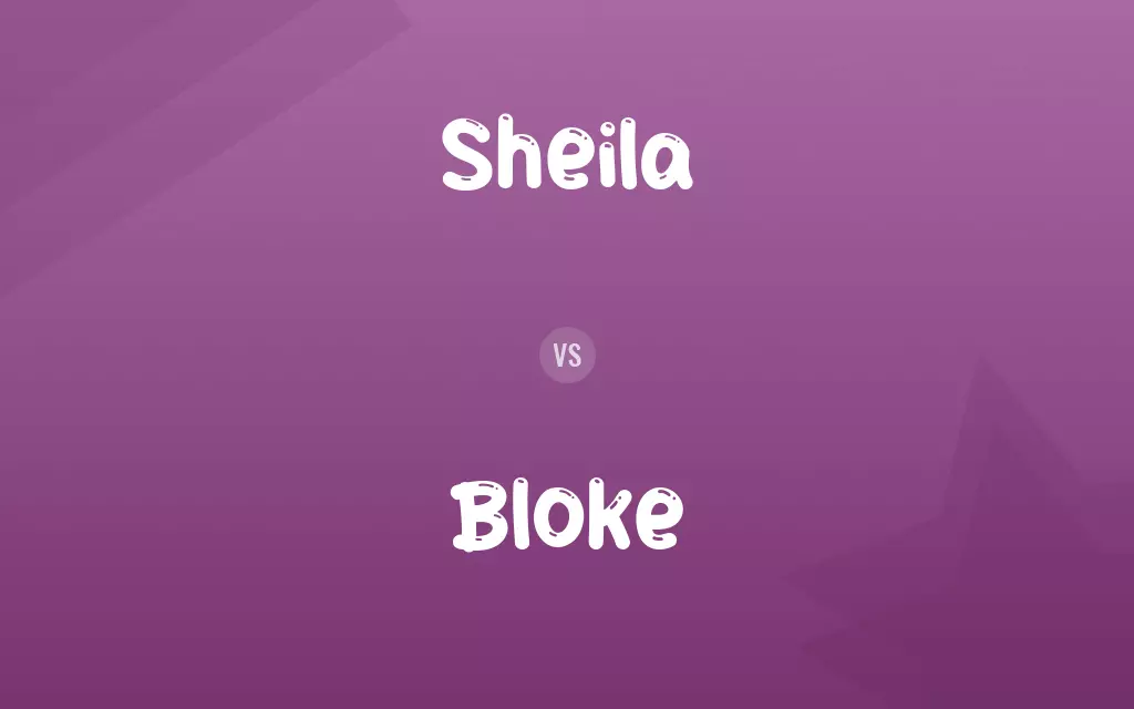 Sheila vs. Bloke