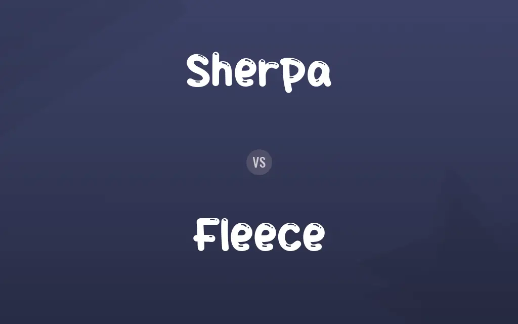 Sherpa vs. Fleece