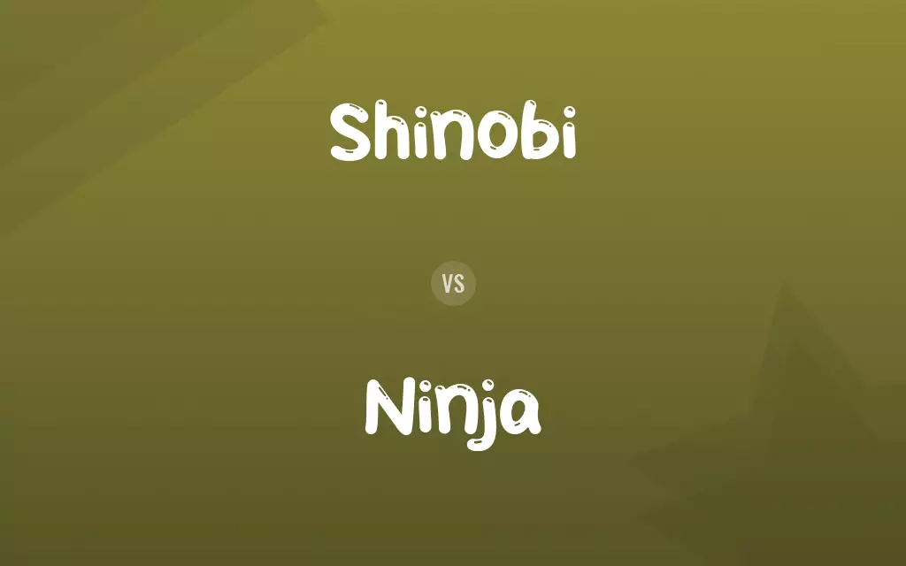 Shinobi vs. Ninja