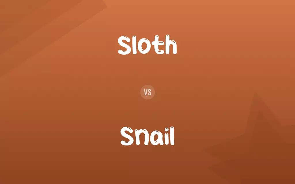 Sloth vs. Snail