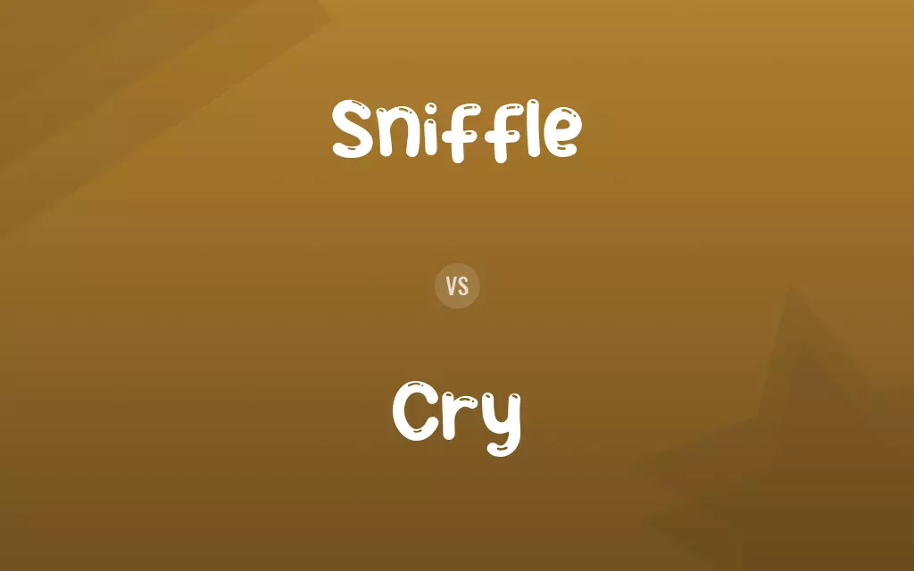 Sniffle vs. Cry