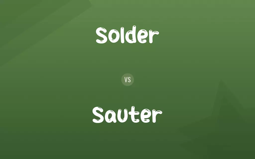 Solder vs. Sauter