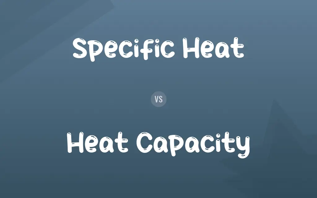 Specific Heat vs. Heat Capacity