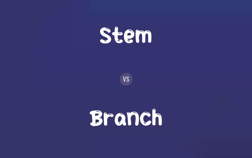 Stem vs. Branch