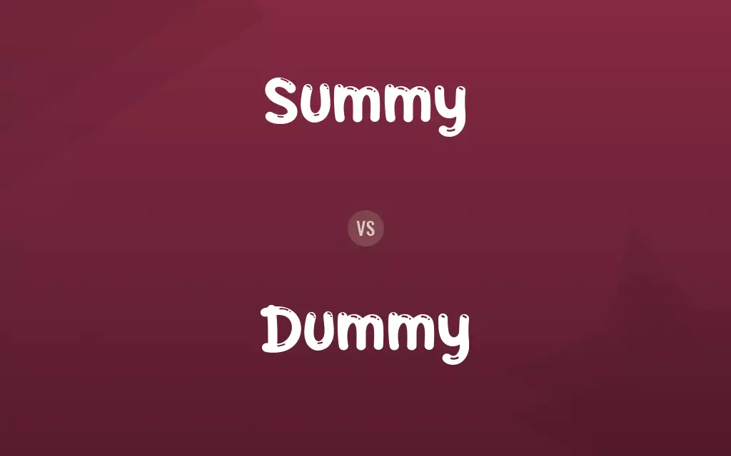 Summy vs. Dummy