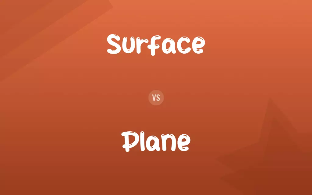 Surface vs. Plane