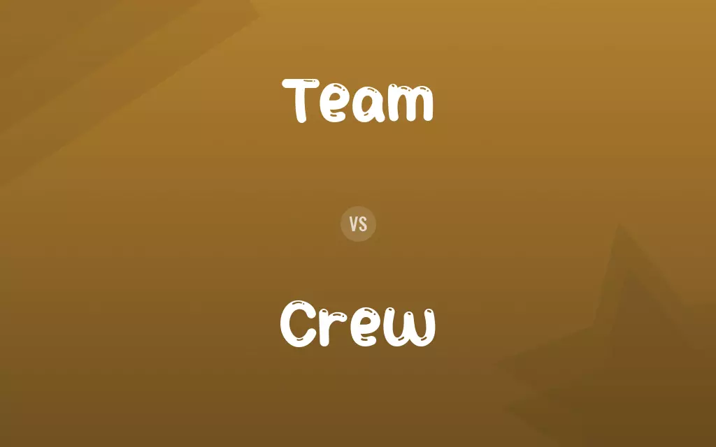 Team vs. Crew