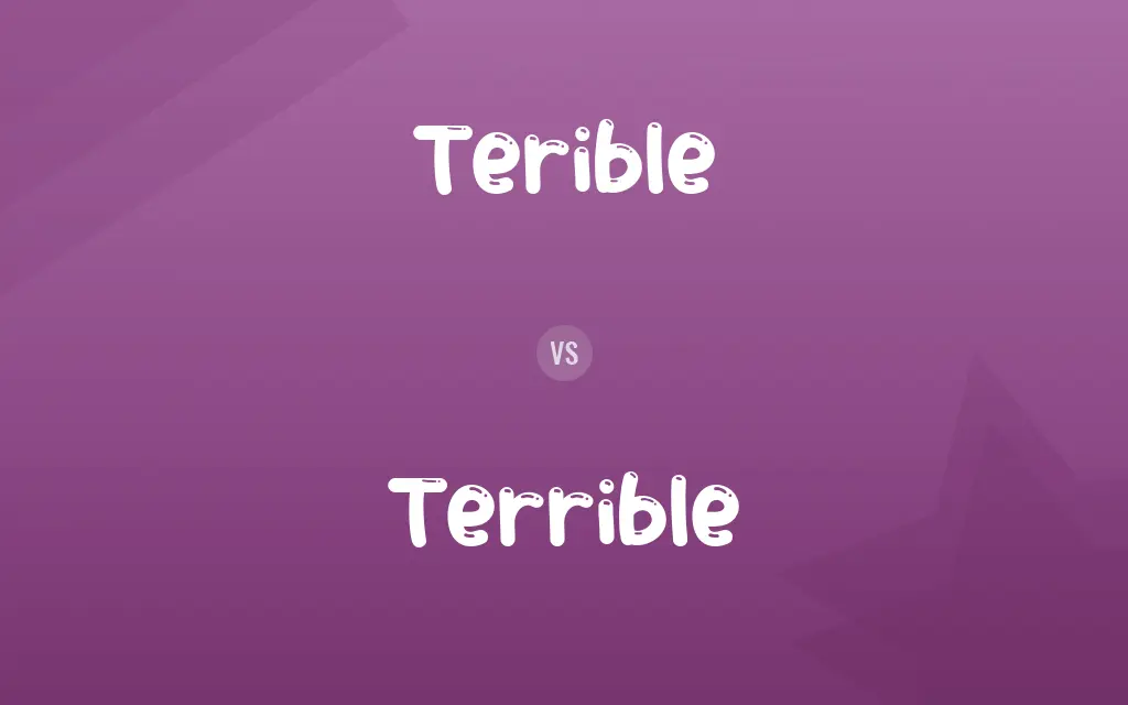 Terible vs. Terrible