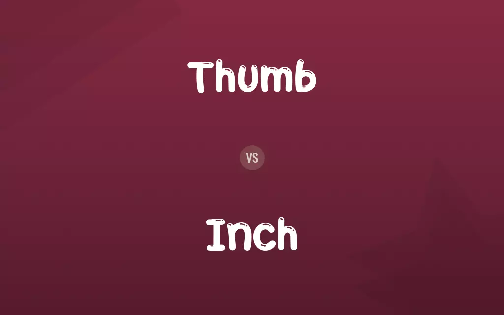 Thumb vs. Inch