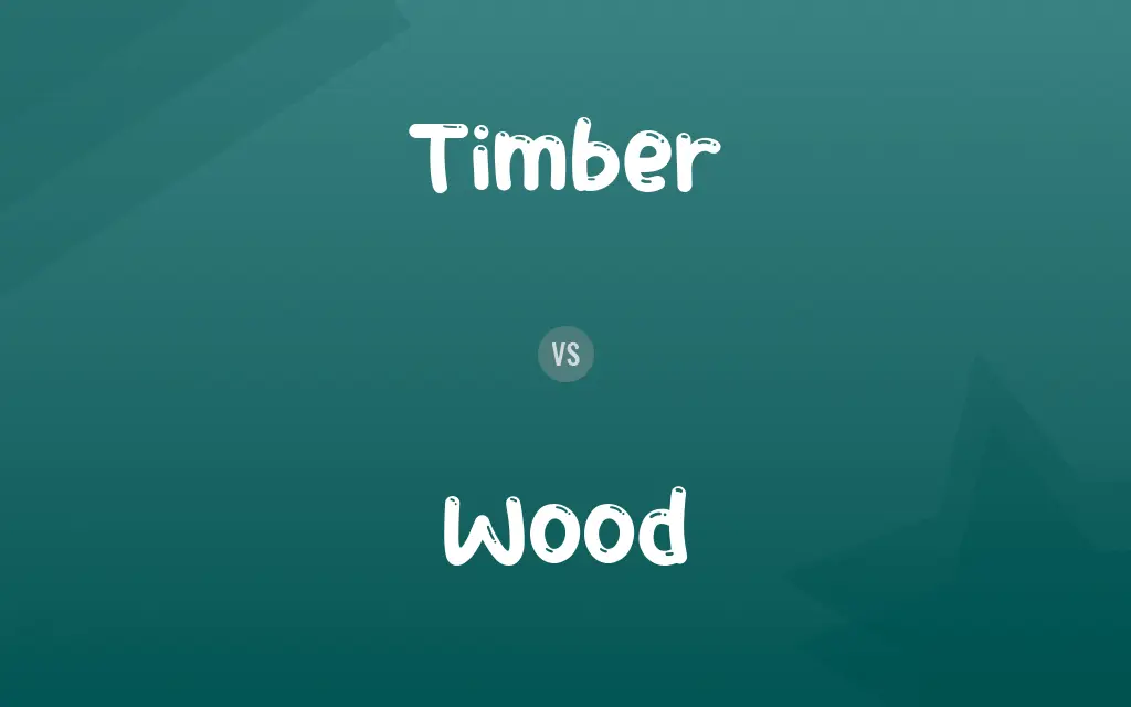 Timber vs. Wood