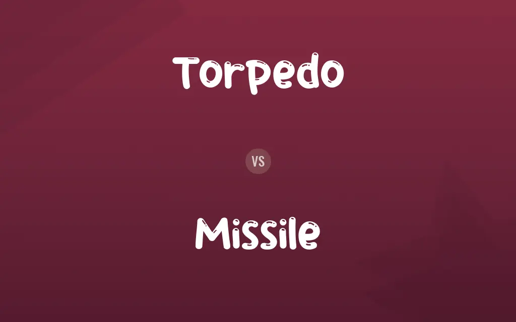 Torpedo vs. Missile
