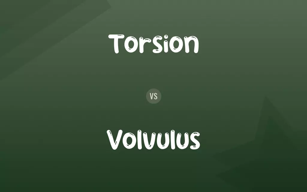 Torsion vs. Volvulus