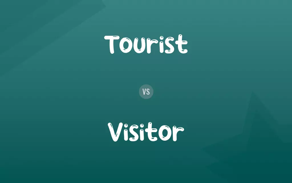 Tourist vs. Visitor